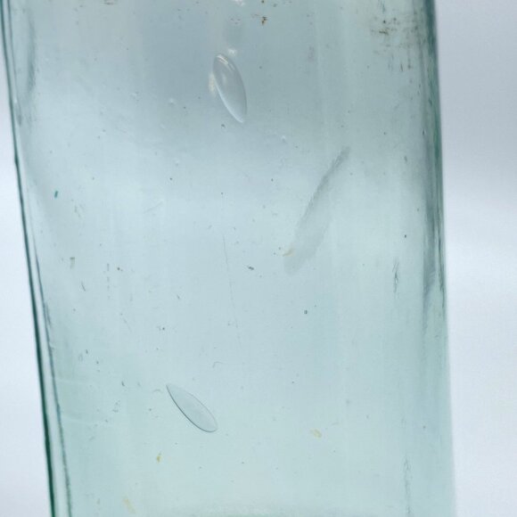 Early Heavy Bottle Jar UV Reactive No Chips No Breaks Collectible Primitive Farm - Picture 9 of 13